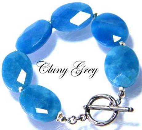 Focals amethysts bracelet toggle clasp bracelet blue agate  bracelet